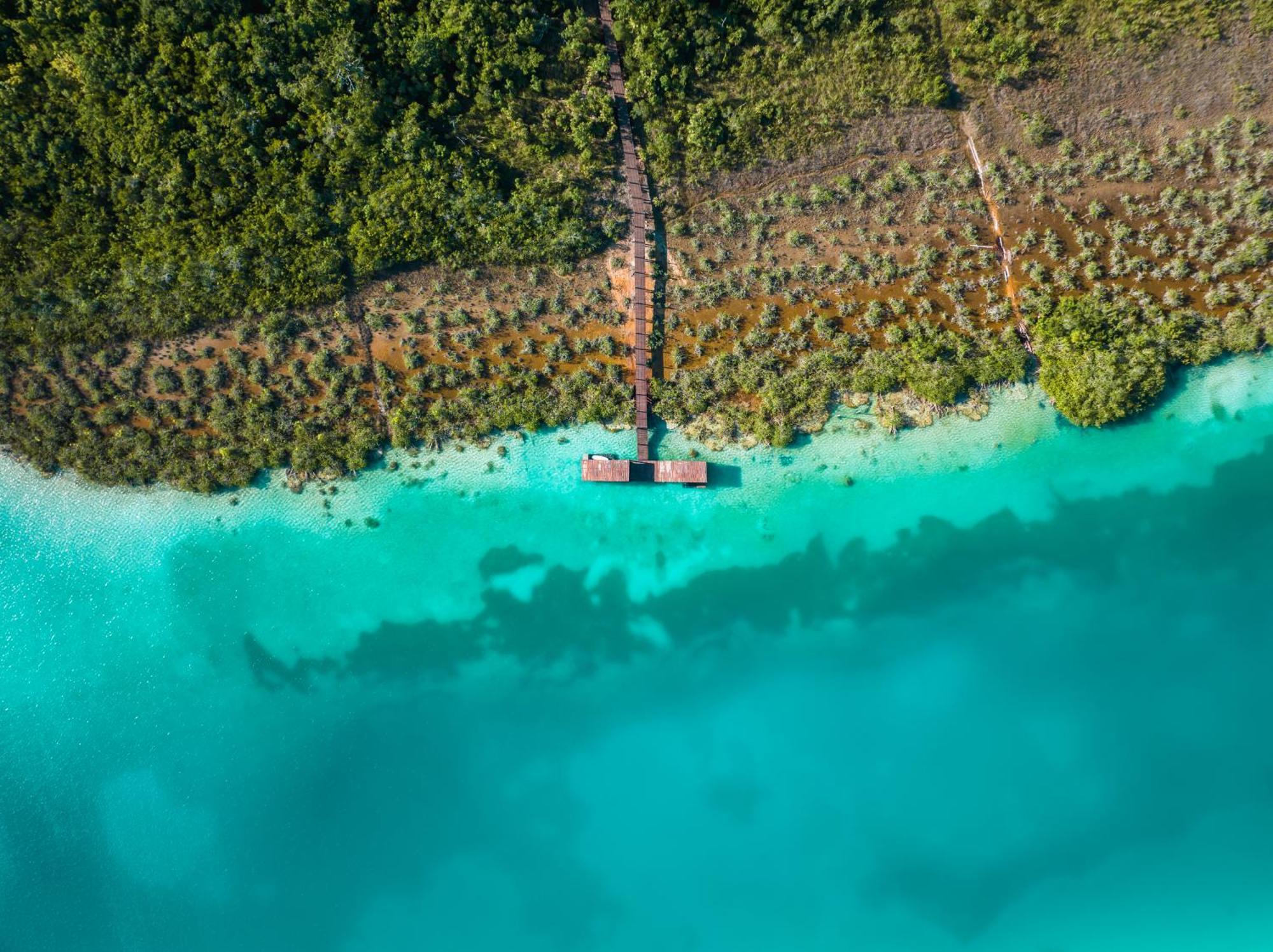 Отель Boca De Agua Bacalar Xul-Ha Экстерьер фото