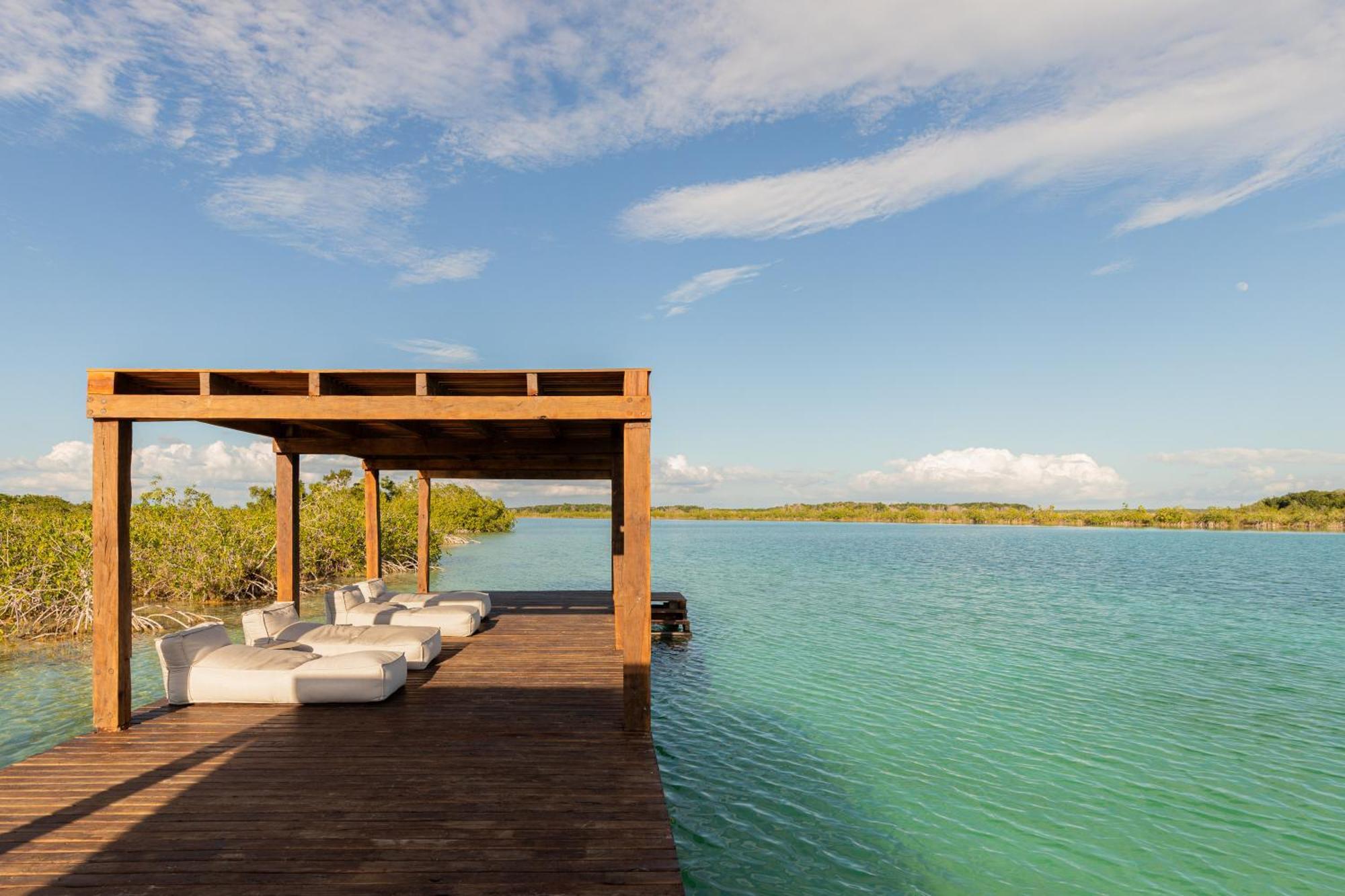 Отель Boca De Agua Bacalar Xul-Ha Экстерьер фото
